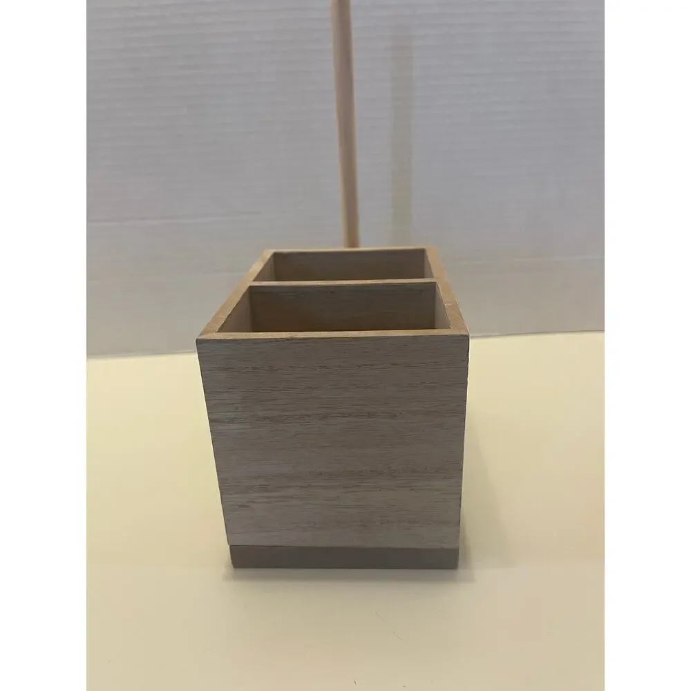Target Dollar Spot 2022 Wooden Folding Tray and Paper Towel Caddy